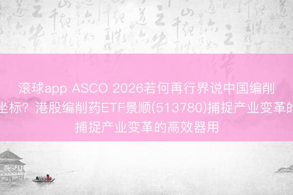 滚球app ASCO 2026若何再行界说中国编削药的世界坐标?港股编削药ETF景顺(513780)捕捉产业变革的高效器用